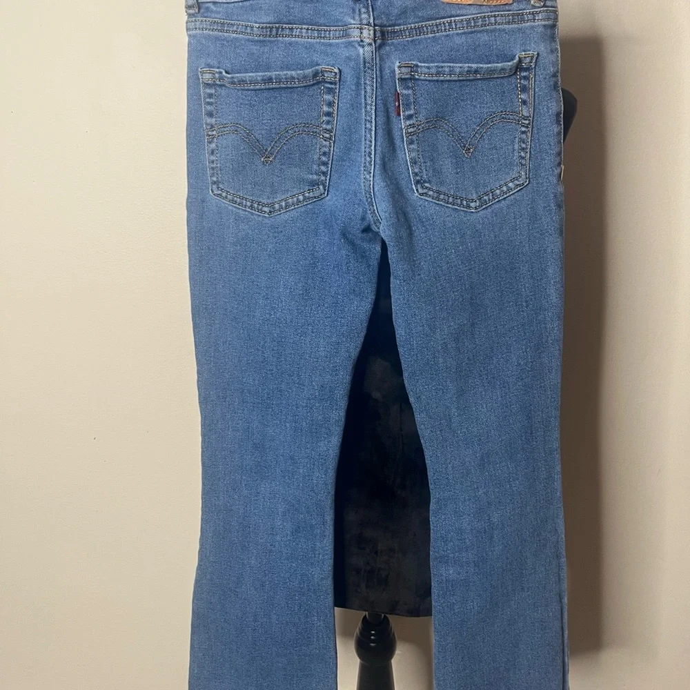 Levi's‎ Girls Sz 10 Regular Rise Flare Blue Jeans